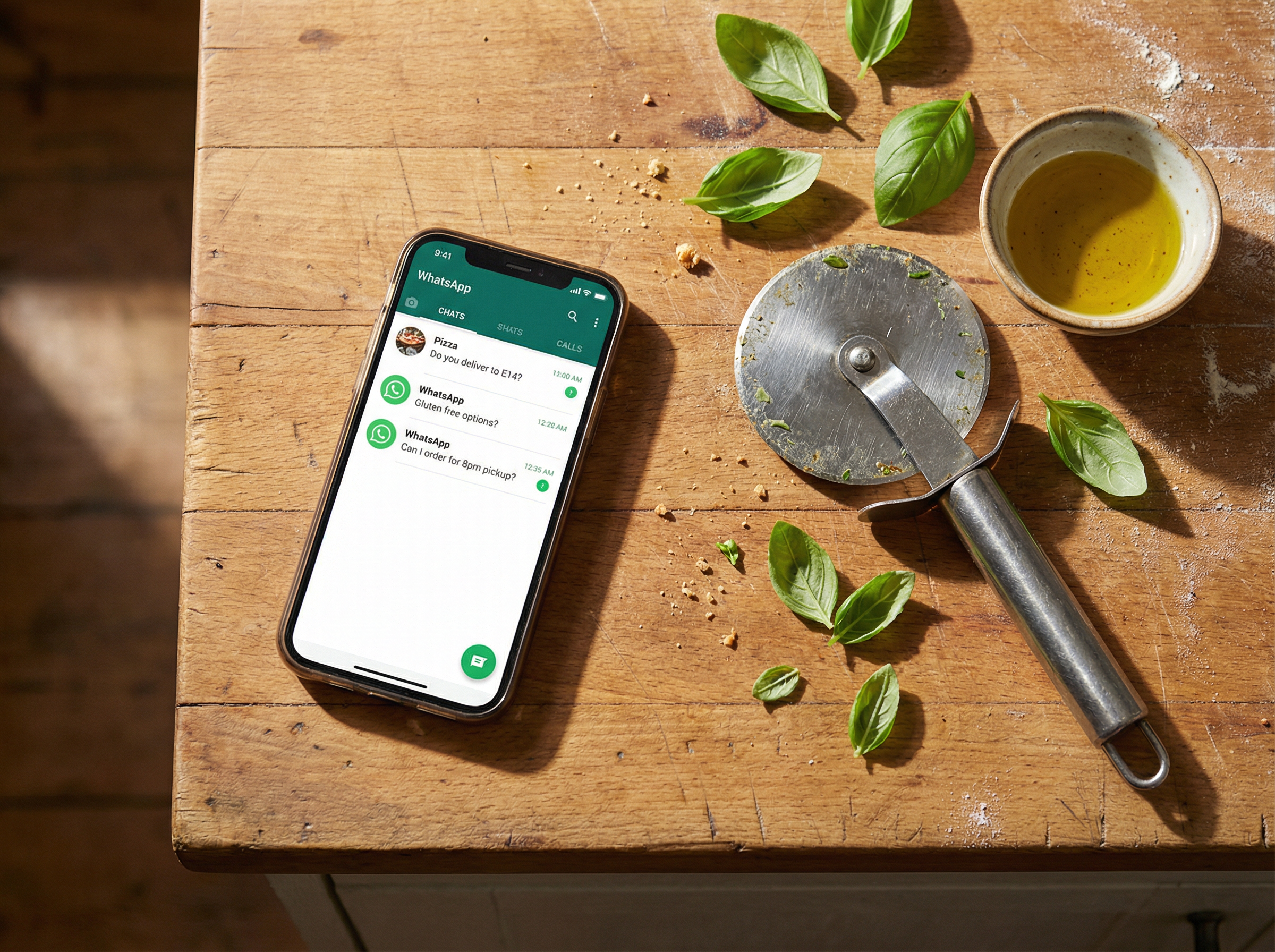 Customer receiving helpful dietary and menu information